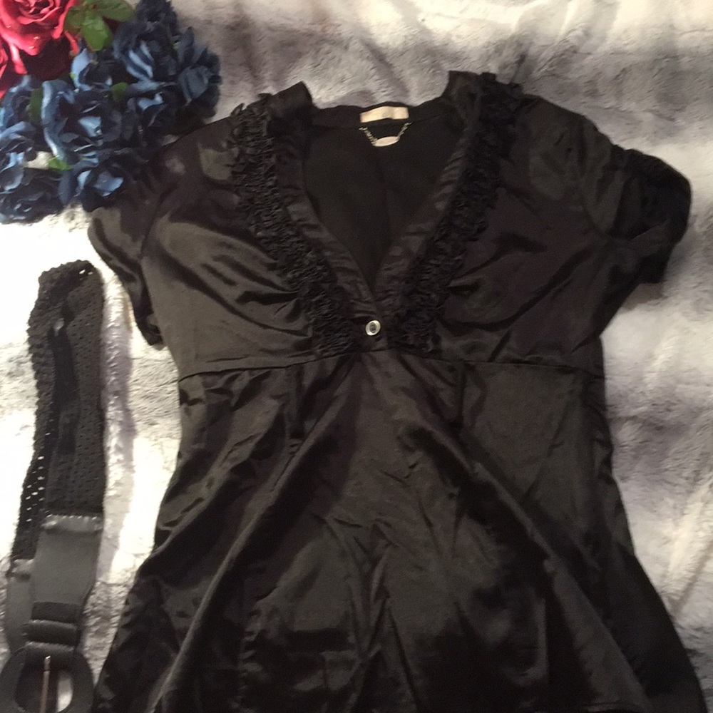 Womens black blouse